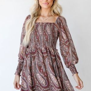 Dress Up: Smocked Paisley Dress
